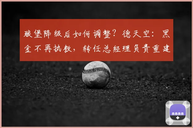 狼堡降级后如何调整?德天空:黑金不再执教,转任总经理负责重建